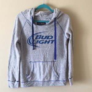 Bud Light Gray Hoodie